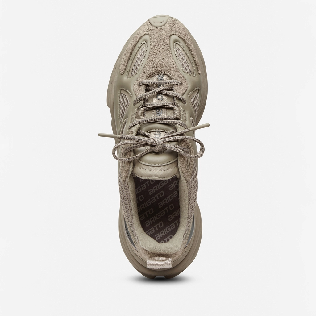 Axel Arigato Men's Satellite Leather and Mesh Runner Trainers - UK 8